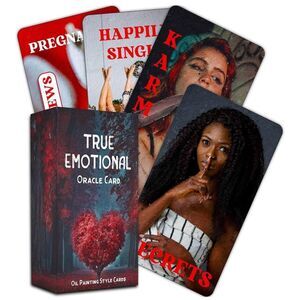 Oracle Card Deck - Red and Black